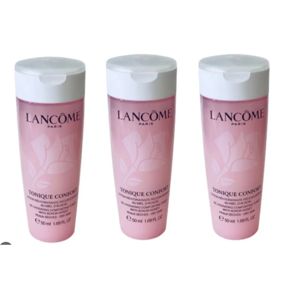 Lancome Tonique Confort Re-Hydrating Comforting Toner 1.69 oz 50ml Set of 3
